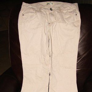 Cream jeans